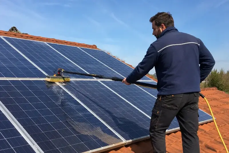 Nettoyage et entretien de panneaux solaires à Hatten